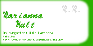 marianna mult business card